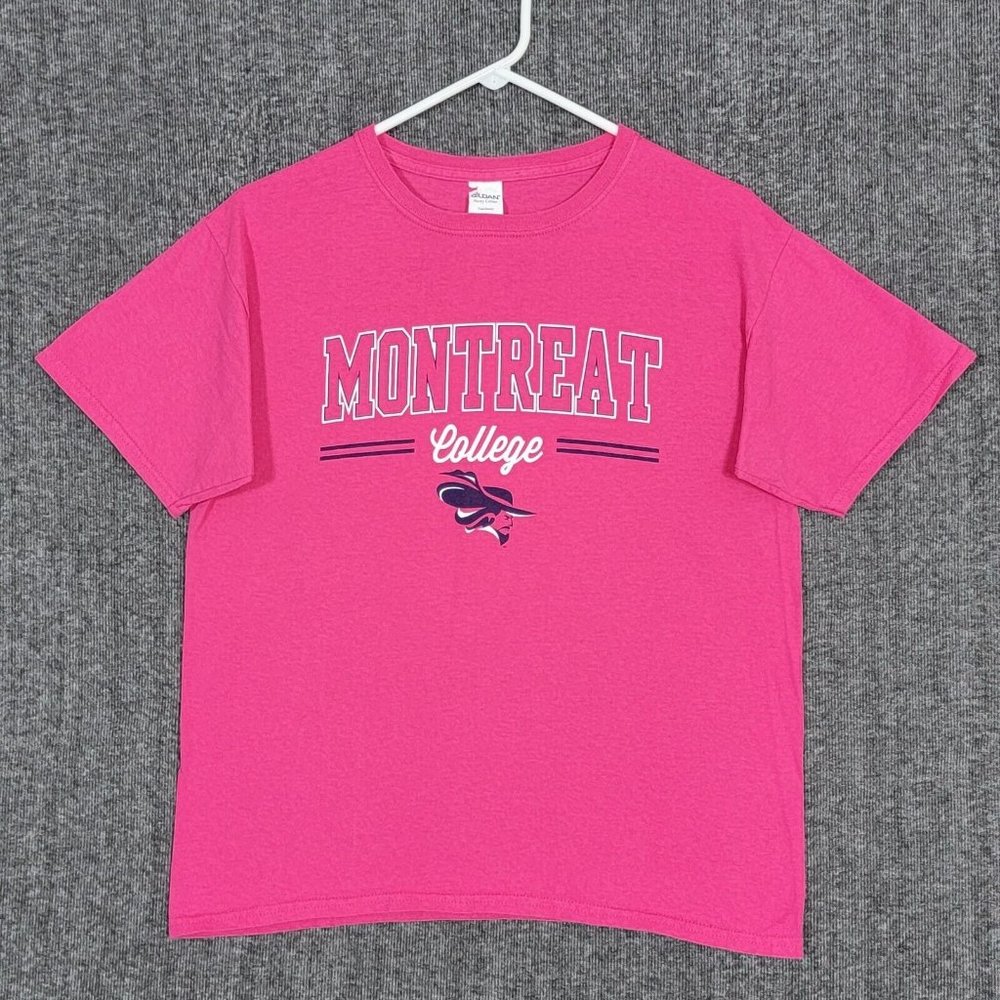 Montreat College Cavaliers T-Shirt Womens S Pink Short Sleeve Christian Tee